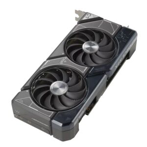 ASUS DUAL NVIDIA RTX 4070 SUPER OC Graphics Card Flat Angle 2