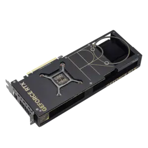 ASUS ProArt NVIDIA RTX 4070 Ti SUPER OC Graphics Card Backplate & Ports
