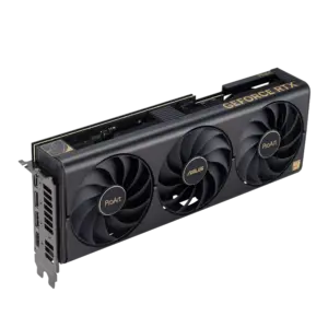 ASUS ProArt NVIDIA RTX 4070 Ti SUPER OC Graphics Card Top View & Ports