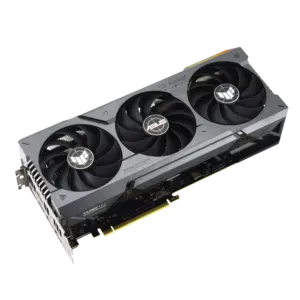 ASUS TUF GAMING NVIDIA RTX 4070 Ti SUPER OC Graphics Card Angled View