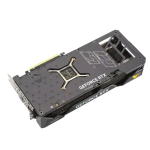 ASUS TUF GAMING NVIDIA RTX 4070 Ti SUPER OC Graphics Card Angled Backplate View
