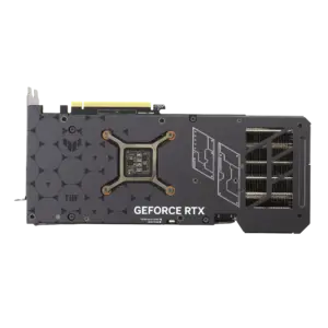 ASUS TUF GAMING NVIDIA RTX 4070 Ti SUPER OC Graphics Card Flat Backplate View