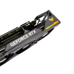 ASUS TUF GAMING NVIDIA RTX 4070 Ti SUPER OC Graphics Card Slot Close Up