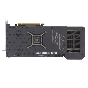 ASUS TUF GAMING NVIDIA RTX 4070 SUPER OC Graphics Card Backplate Flat View