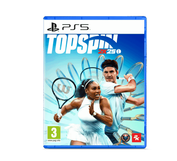 TopSpin 2K25 (PlayStation 5) Case Front Angle