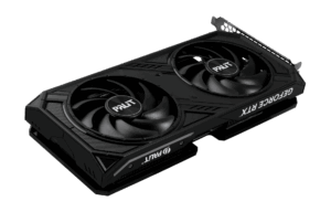 Palit NVIDIA RTX 4070 SUPER DUAL Graphics Card Angled View