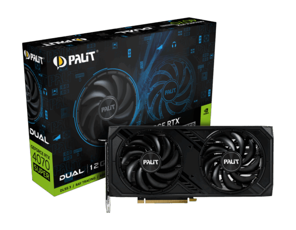 Palit NVIDIA RTX 4070 SUPER DUAL Graphics Card & Box