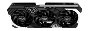 Palit NVIDIA RTX 4080 SUPER GamingPro OC Graphics Card Angled Front View