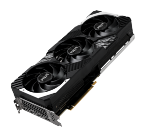 Palit NVIDIA RTX 4080 SUPER GamingPro OC Graphics Card Side Angle View & Ports