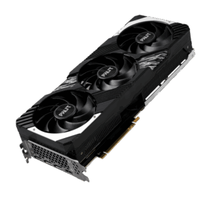 Palit NVIDIA RTX 4070 Ti SUPER GamingPro OC Graphics Card Angled View & Ports