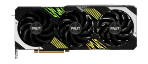 Palit NVIDIA RTX 4070 Ti SUPER GamingPro OC Graphics Card Coloured Front View