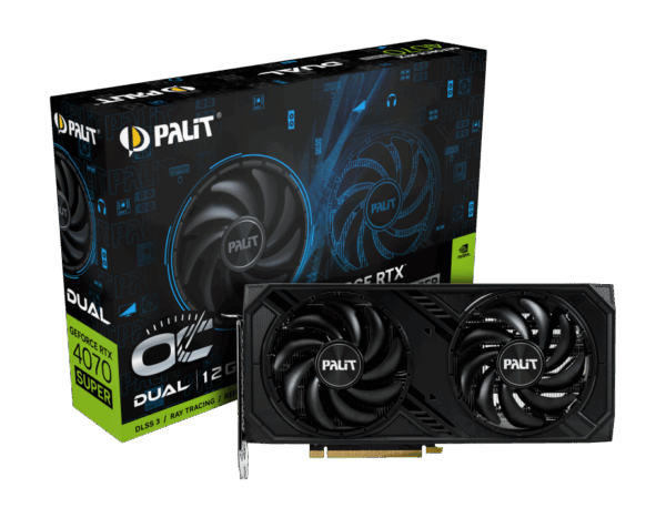 Palit NVIDIA RTX 4070 SUPER DUAL OC Graphics Card & Box
