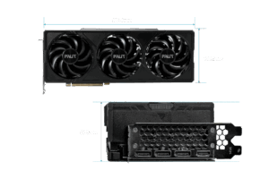 Palit NVIDIA RTX 4070 SUPER JetStream OC Graphics Card Front & Back View