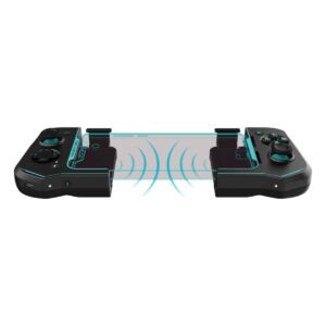 Turtle Beach Atom - Android Edition - Teal & Black Tilted View