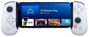 Backbone One: PlayStation Gaming Controller For iOS Lightning (2nd gen) - White Front View