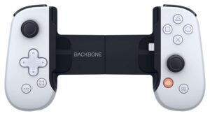 Backbone One: PlayStation Gaming Controller For iOS Lightning (2nd gen) - White Front View Retracted