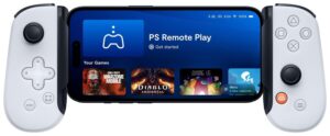 Backbone One: PlayStation Mobile Gaming Controller USB-C - Front View With Device