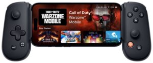Backbone One: Xbox Mobile Gaming Controller USB-C - Black Front View and Device