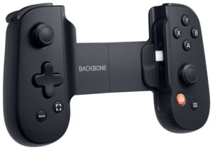 Backbone One: Xbox Mobile Gaming Controller USB-C - Black Angled Front View