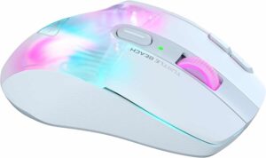 Turtle Beach - Kone XP Air Mouse - White Top Angled View