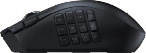 RAZER - Naga V2 HyperSpeed Mouse - Black Side View