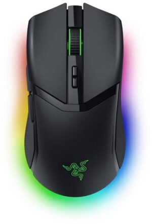 Razer - Cobra Pro Mouse – Black - Black Top View