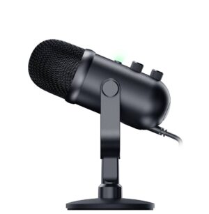 Razer - Seiren V2 Pro Microphone - Black Side View