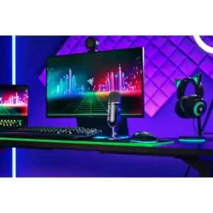 Razer - Seiren V2 Pro Microphone - Black Set Up View