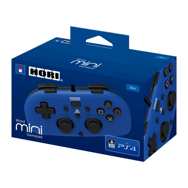 Hori - Wired Mini Gamepad For PlayStation 4 - Blue Box