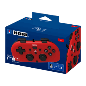 Hori - Wired Mini Gamepad For PlayStation 4 - Red Box