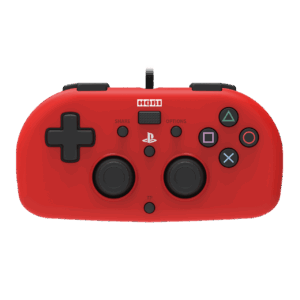 Hori - Wired Mini Gamepad For PlayStation 4 - Red Front View