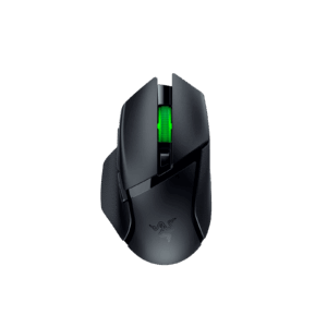 Razer - Basilisk V3 X HyperSpeed Wireless Mouse - Black Top View